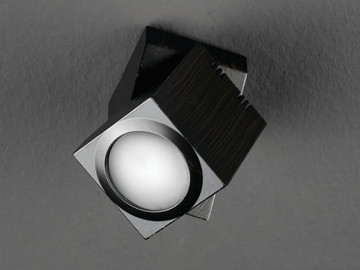 PRACTYK - LED adjustable square zinc spotlight by Olé Lighting - view 2